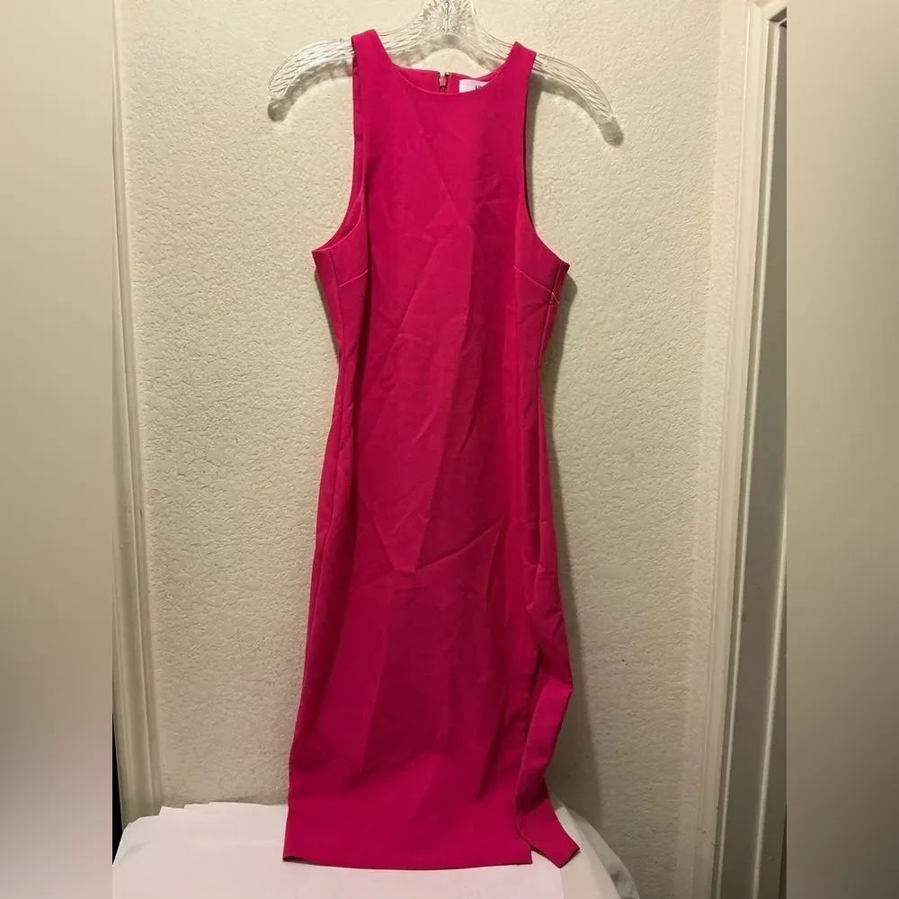 NWOT Likely Fuchsia Pink Sleeveless sheath dress Size 4 Gorgeous Dress
